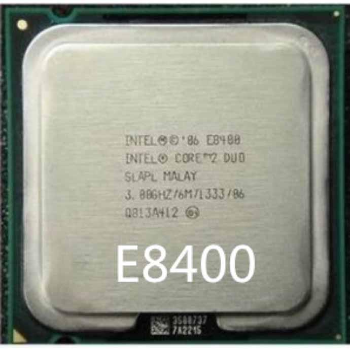 CPU Intel Core2 Duo Desktop E8400 (3.00GHz, 6MB L2 Cache, Socket 775, 1333MHz FSB)