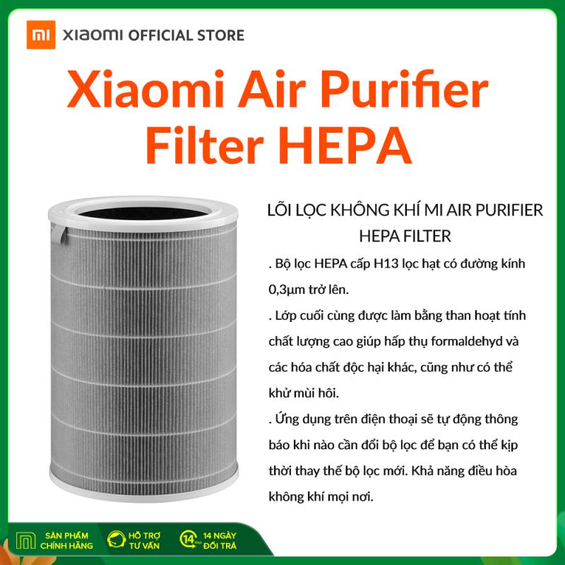 [XIAOMI OFFICIAL] Lõi lọc không khí Xiaomi Air Purifier Filter HEPA class 13 (Lọc bụi mịn)