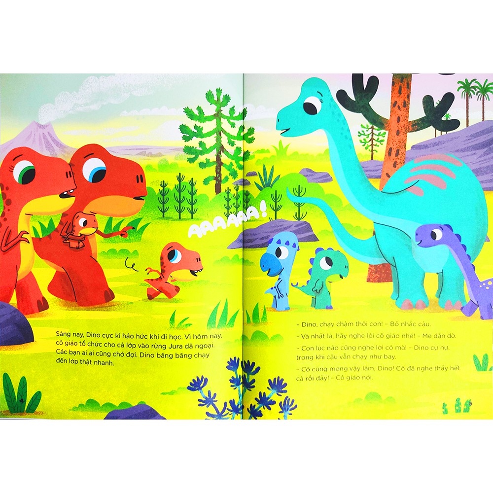 Sách cho bé - Bộ 9 cuốn Dino Bướng Bỉnh ADCBook