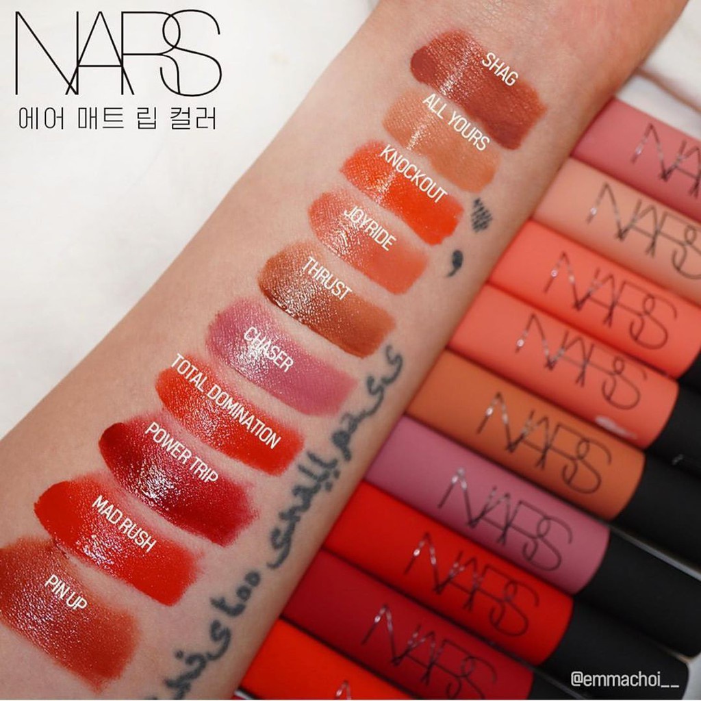 [CÓ BILL DUTYFREE] Son Nars Air Matte Lip Color siêu đẹp