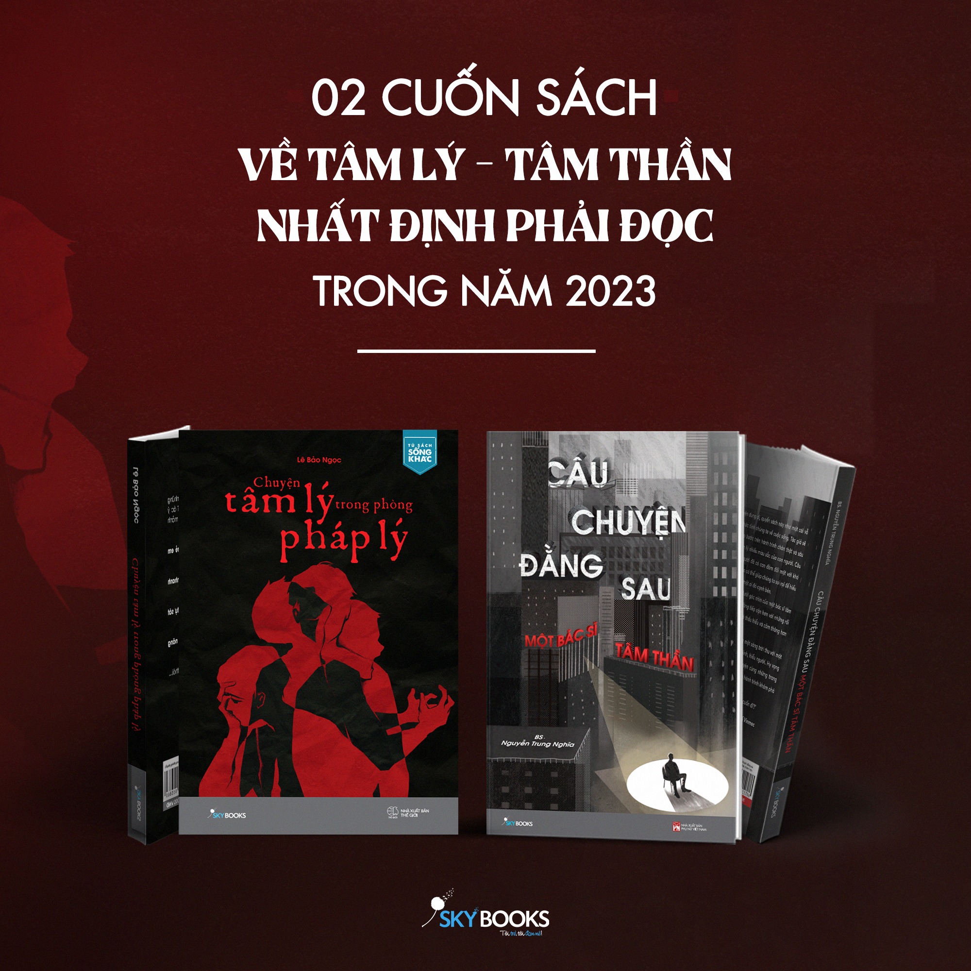Sách - combo chuyện tâm lý trong phòng pháp lý +câu chuyện đằng sau một bác sĩ tâm thần