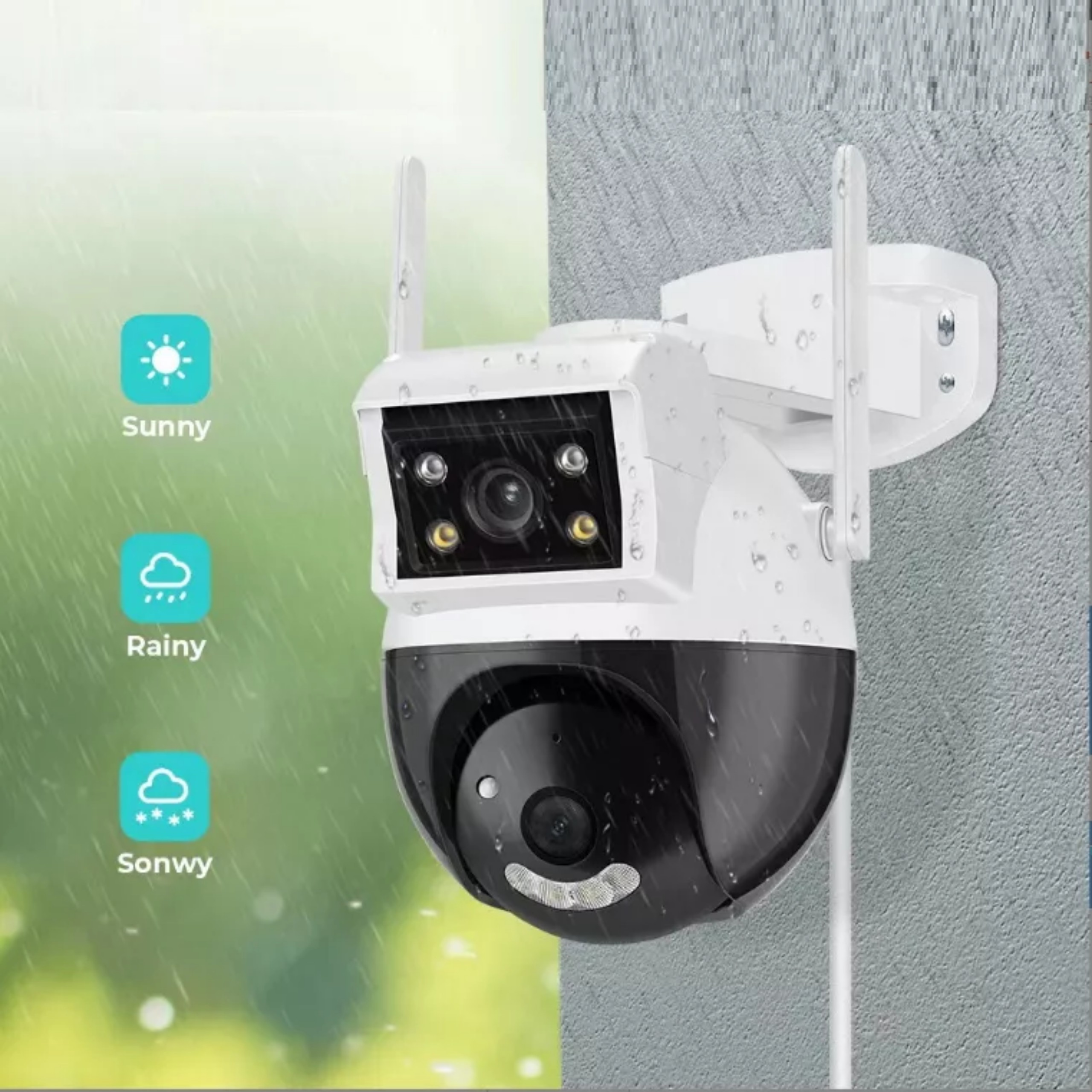 CAMERA YOOSEE 2 MẮT BẢN SIÊU NÉT ĐỘ PHÂN GIẢI 2K 2304 x 1296 15 LED - thêm tính năng đổi giọng nói( LOẠI NÉT NHẤT MỚI RA THÁNG 5 - 2023 ) CHỐNG NƯỚC TUYỆT ĐỐI - ĐÀM THOẠI 2 CHIỀU - BẢO HÀNH 12 THÁNG