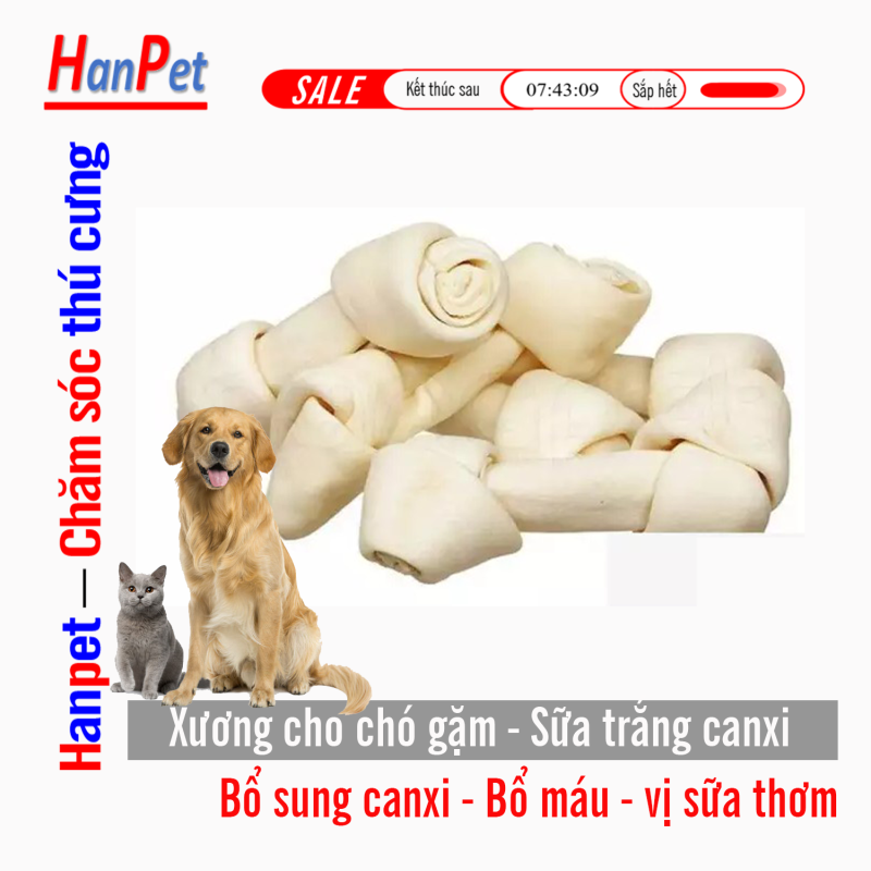 HN- Bộ 6 Xương xoắn sữa cho chó dưới 5kg (368)-HP10331TC
