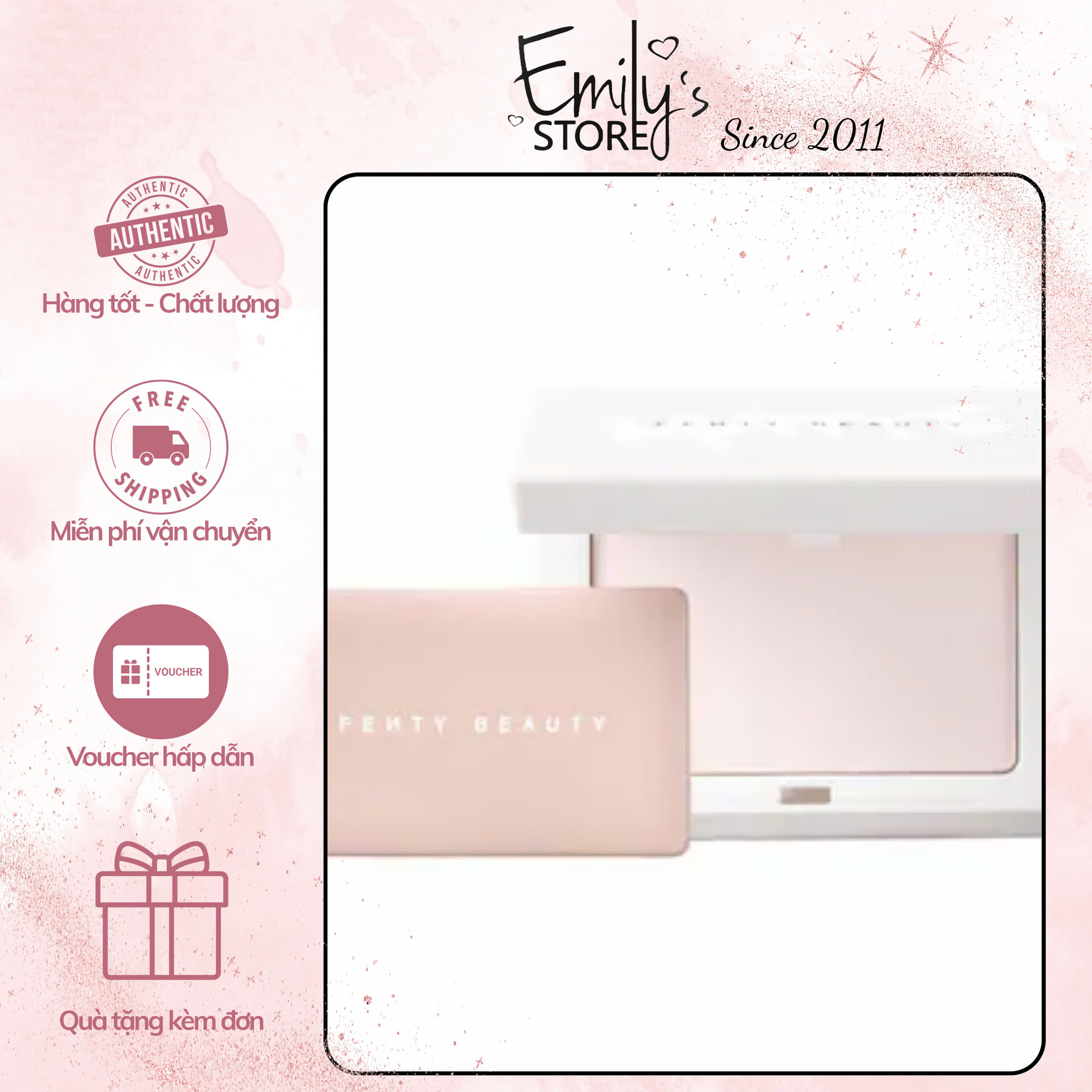 Màu Universal) Phấn phủ nén Fenty Invisimatte Setting Blotting