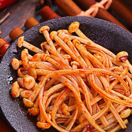 [COMBO 5 GÓI] Nấm Kim Châm Sốt Cay - Siêu Ngon Gói 22gr