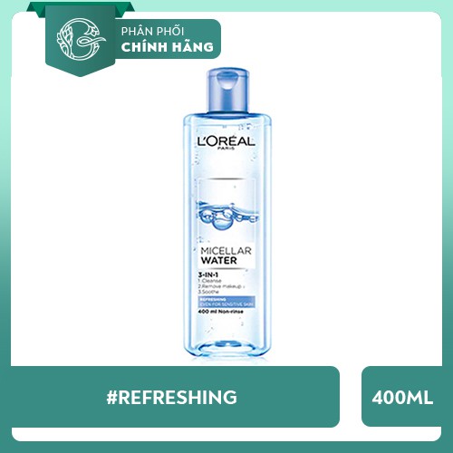 Nước Tẩy Trang L'Oreal Paris Micellar Water 400Ml