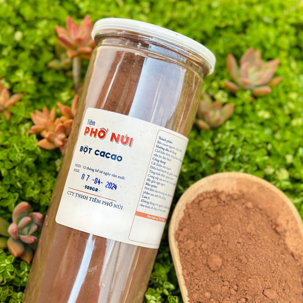 Bột Ca Cao Nguyên Chất Tiệm Phố Núi 400Gram