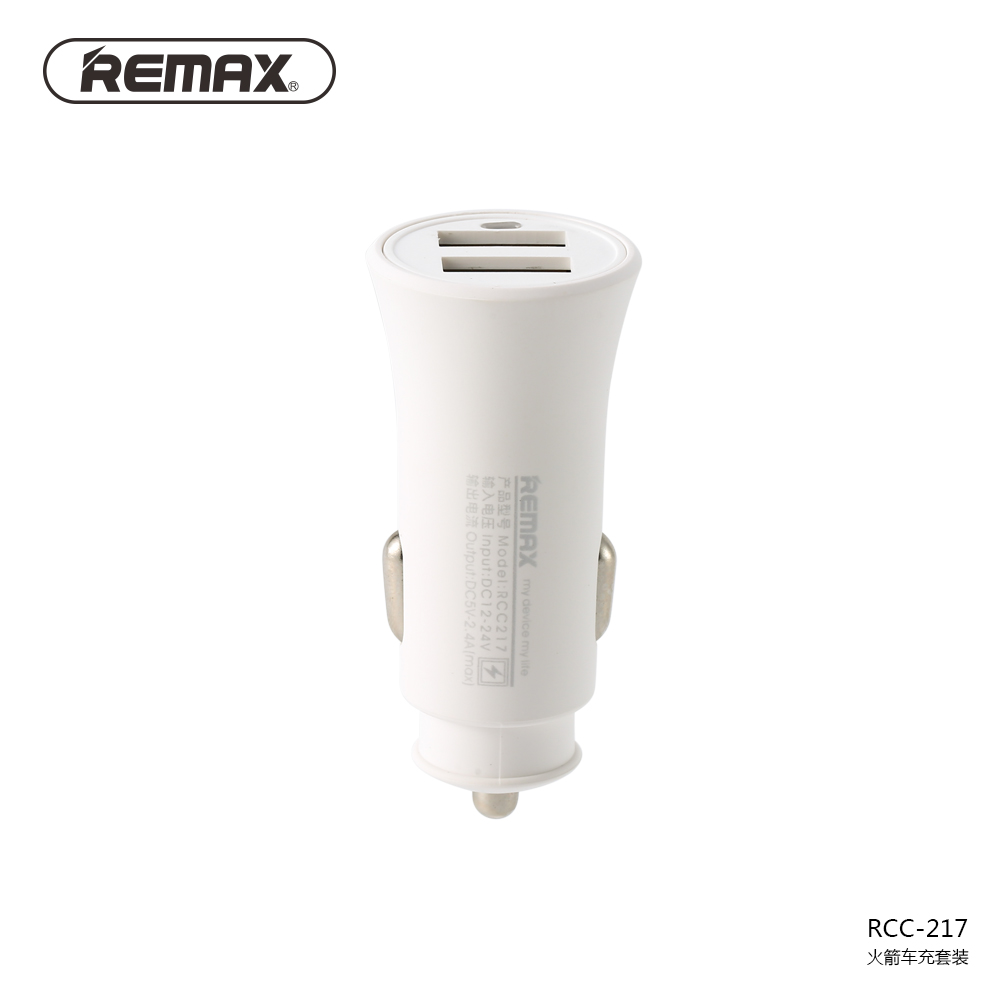 [HCM][ BỘ SẠC NHANH ] Sạc Xe Hơi Remax RCC217 2 Cổng USB Max 2.4A Cao Cấp