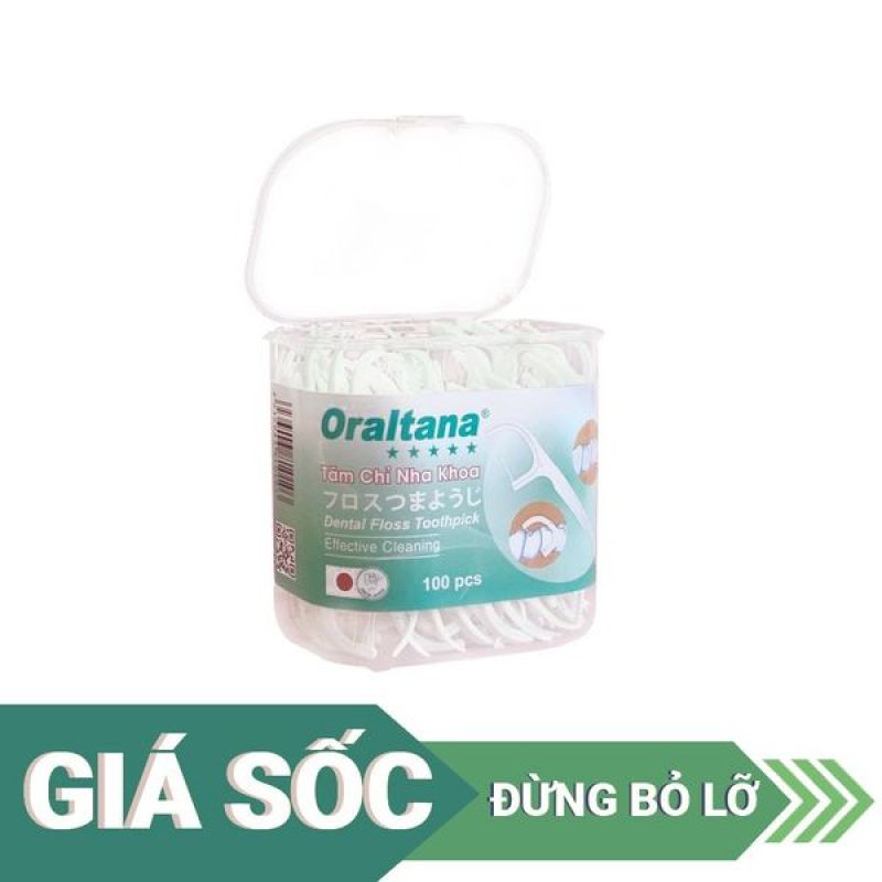 Tăm cung nha khoa Oraltana 5 sao lọ 100 cái, tăm kẽ răng, xỉa răng nha khoa - Guty Care