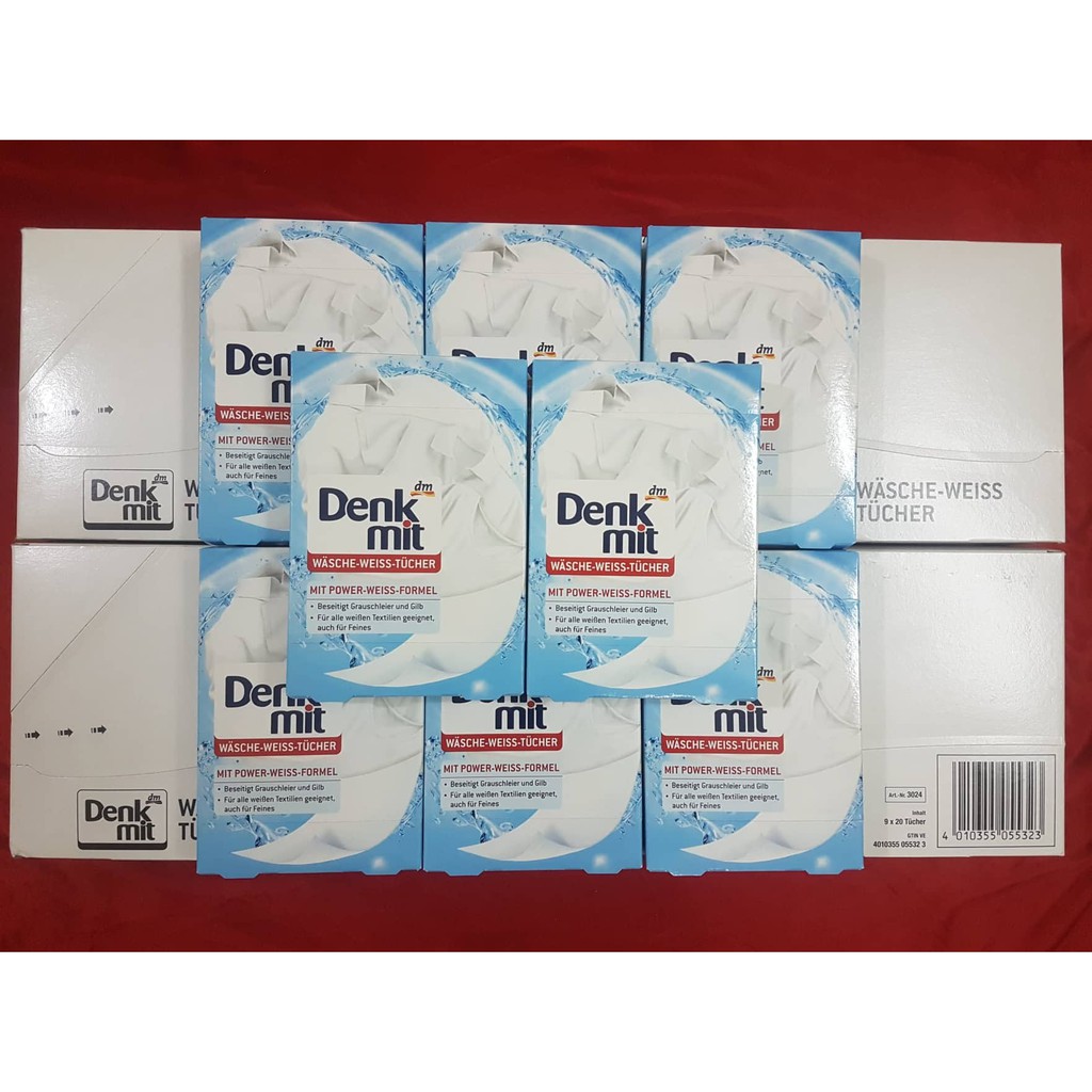 Giấy tẩy trắng quần áo Denkmit -