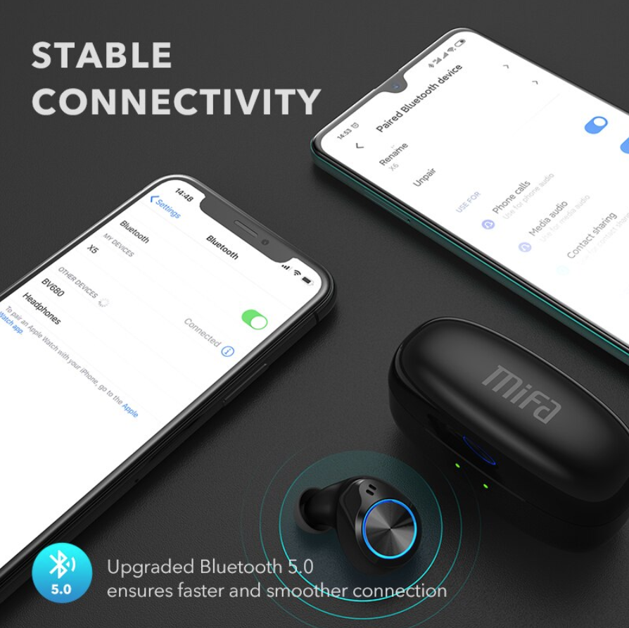Tai Nghe True Wireless MIFA X5 Smart Touch Bluetooth V5.0