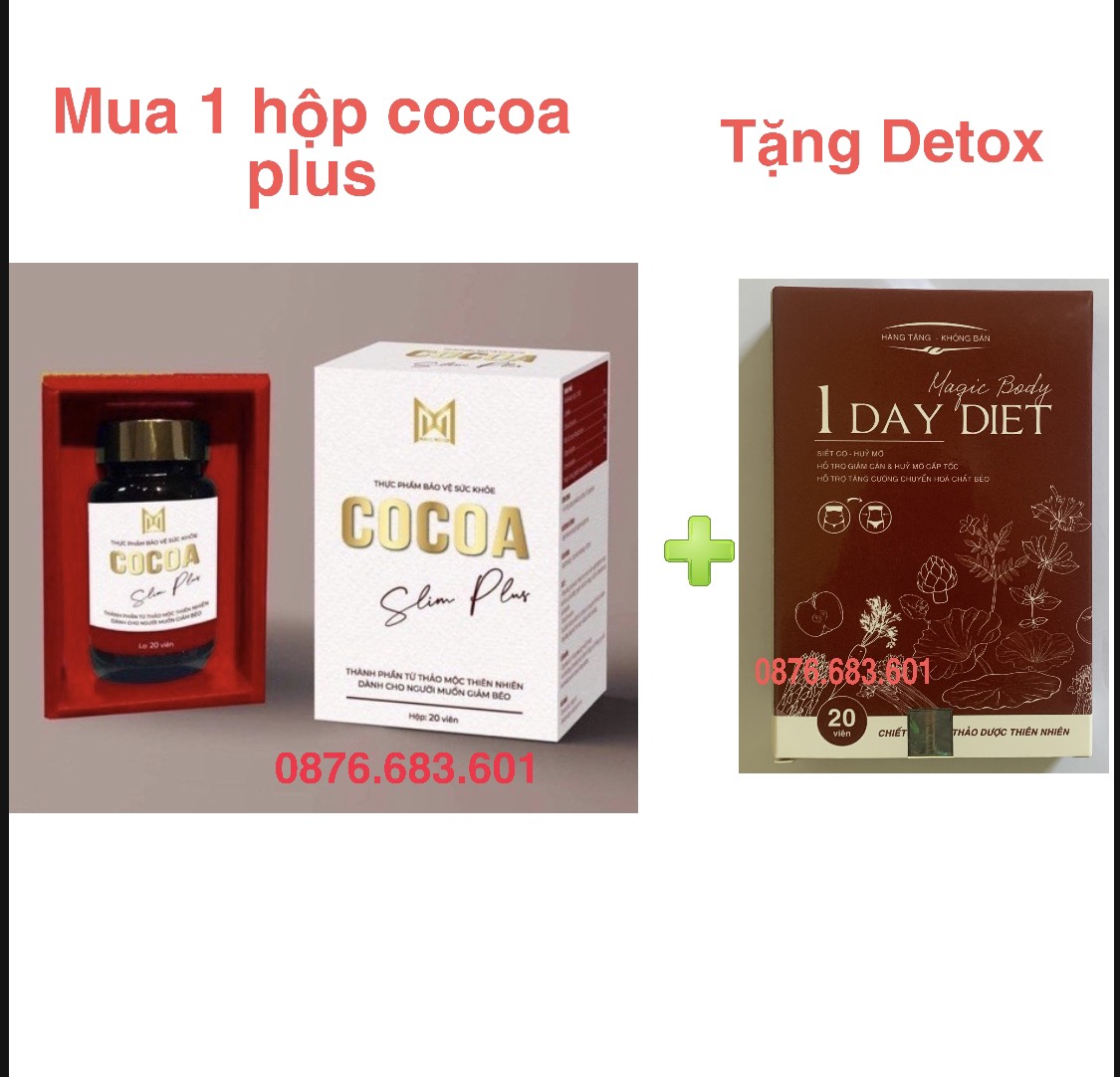 Giảm Cân COCOA SLIM Plus DẠNG VIÊN