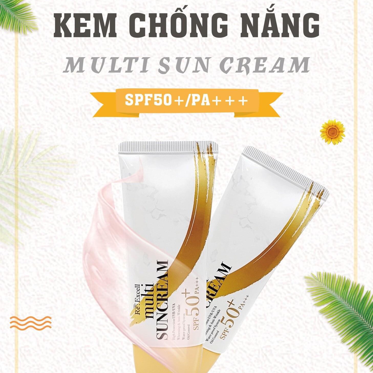 𝒌𝒆𝒎 𝒄𝒉𝒐̂́𝒏𝒈 𝒏𝒂̆́𝒏𝒈 𝑴𝒖𝒍𝒕𝒊 𝑺𝒖𝒏 𝑪𝒓𝒆𝒂𝒎 𝑺𝑷𝑭 50+/𝑷𝑨+++ chống nhăn, chống lão hóa da