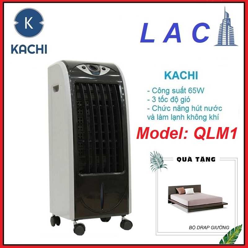 Quạt Hơi Nước Làm Lạnh Không Khí KACHI QML1 | Dung tích 6L | Tặng 2 Viên Đá GEL | Bảo hành chính hãng 1 năm