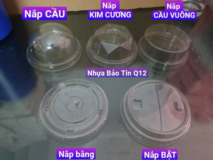 Combo 5 lốc (250 ly) 500ml, 650ml, 700 thiếu, 700 đủ. Không nắp