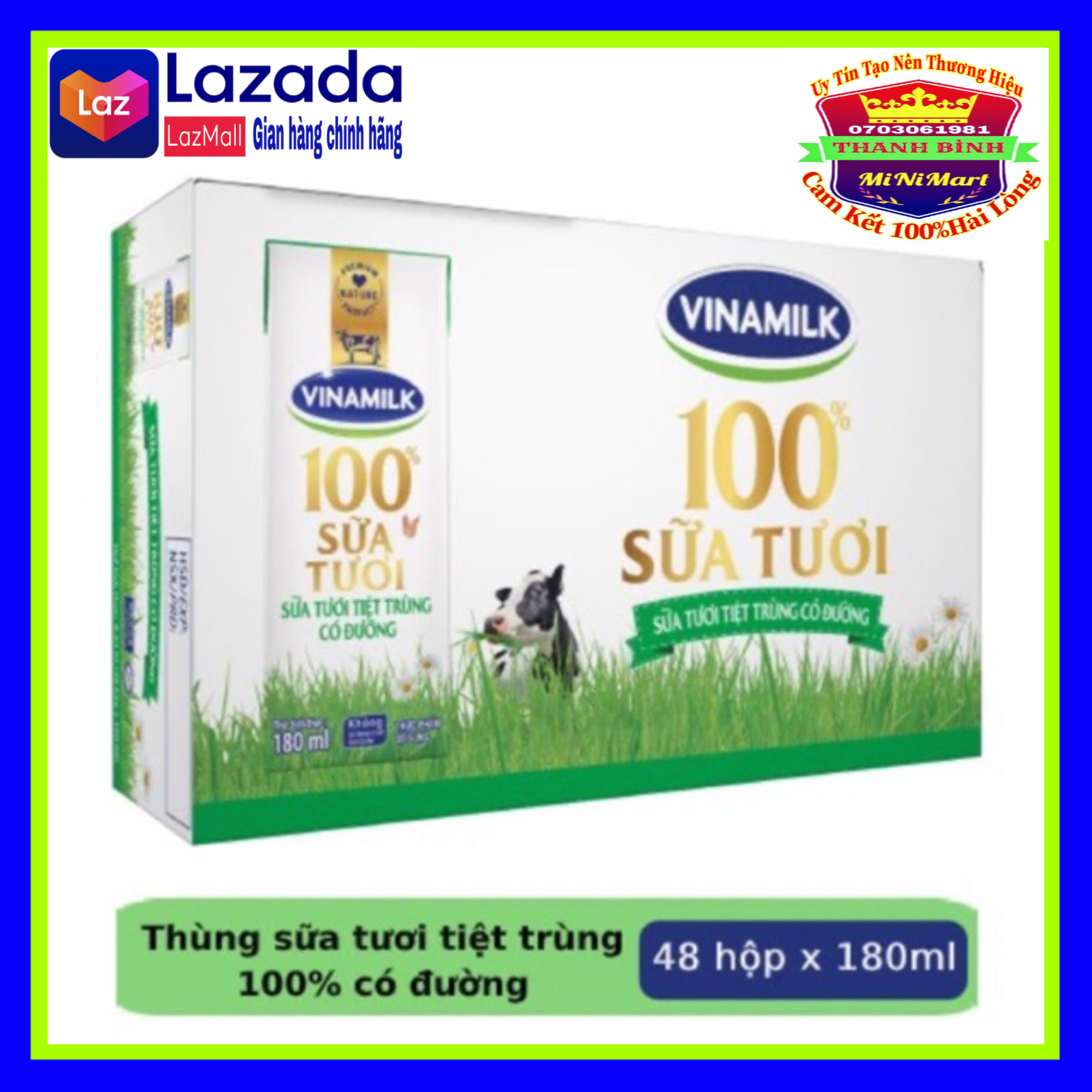 BÁO GIÁ THÙNG 48 SỮA TIỆT TRÙNG DALATMILK CÓ ĐƯỜNG 180ML | Shopee Lazada Sendo Tiki mới nhất 22 Thùng sữa tươi tiệt trùng Vinamilk có đường hộp 180ml (48 hộp)