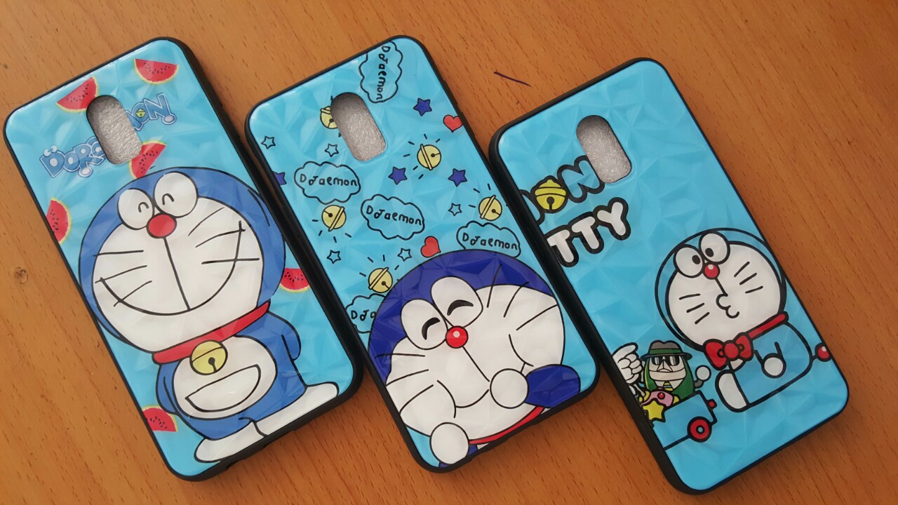 Ốp lưng Samsung J730/J7pro - ốp 3D kim cương Doraemon