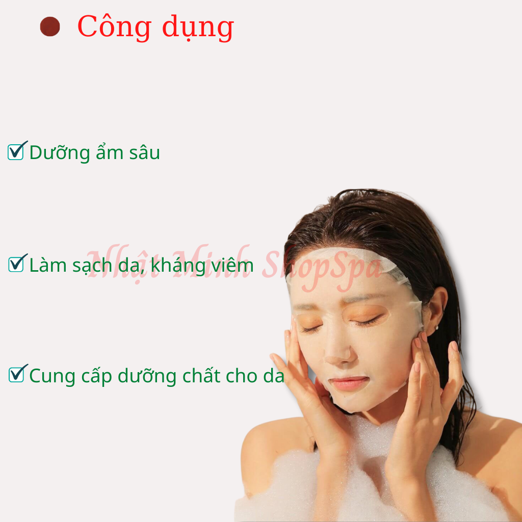 Miếng Mặt nạ HA cấp ẩm, dưỡng da
