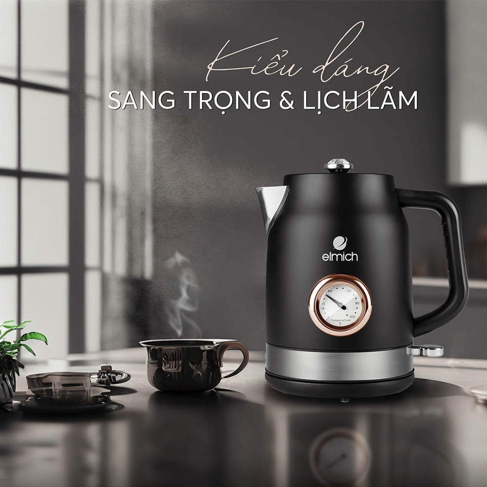 (SALE TẾT)Ấm đun nước siêu tốc Elmich 1,7L KEE1777