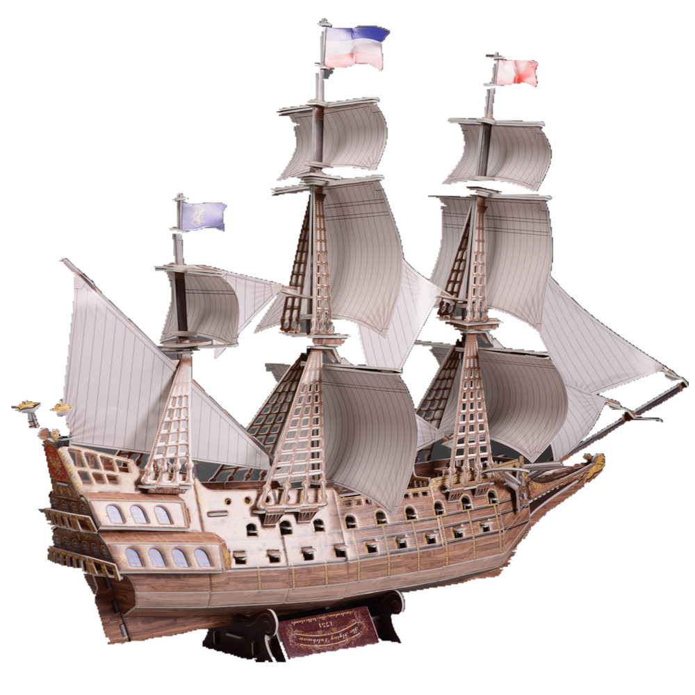 BỘ LẮP RÁP MÔ HÌNH 3D- TÀU THE FLYING DUTCHMAN [7+]