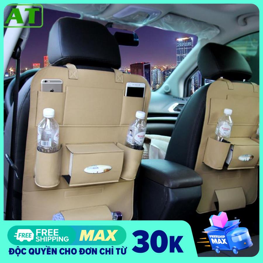 Túi Đựng Đồ Treo Sau Ghế Ô Tô 7 Ngăn Chất Liệu Da Cao Cấp Phù Hợp Với Mọi Loại Xe Ô Tô