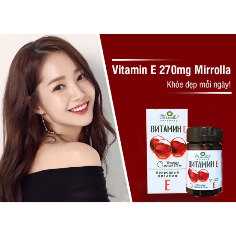 Vitamin E đỏ Nga 270mg 30 viên