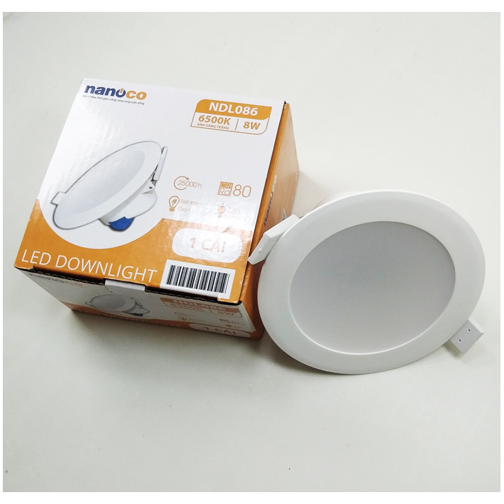 Đèn LED Downlight âm trần 8W D115/ 90mm - Chính hãng