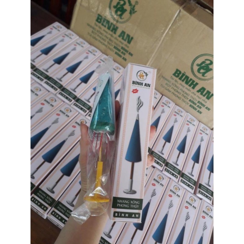 Combo 10 nhang xông phong thuỷ bình an (tặng bột tắm phong thuỷ)