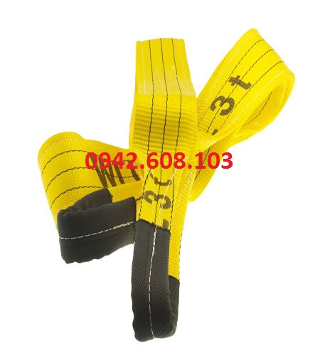 dây cáp cẩu hàng,dây cáp vải  3 tấn 2 mét combo 2 cái ( 2 sơi )