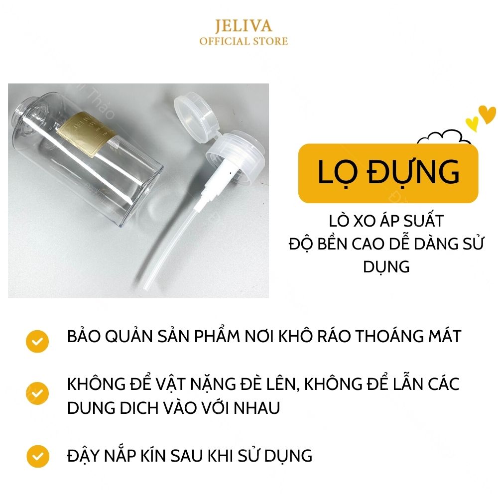 Lọ đựng axeton Jeliva