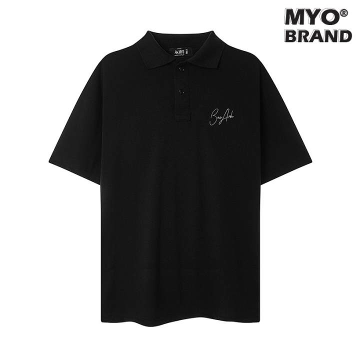 Áo Thun Có Cổ Polo MYO Vải Cotton Thêu Tên Chữ Ký Theo Yêu Cầu Màu Đen – MYO ,SKU : 1552541753_VNAMZ-6542434932 >>>🇻🇳 Top1Vietnam 🛒>>> lazada.vn 🇻🇳🇻🇳🇻🇳🛒🛍🛒