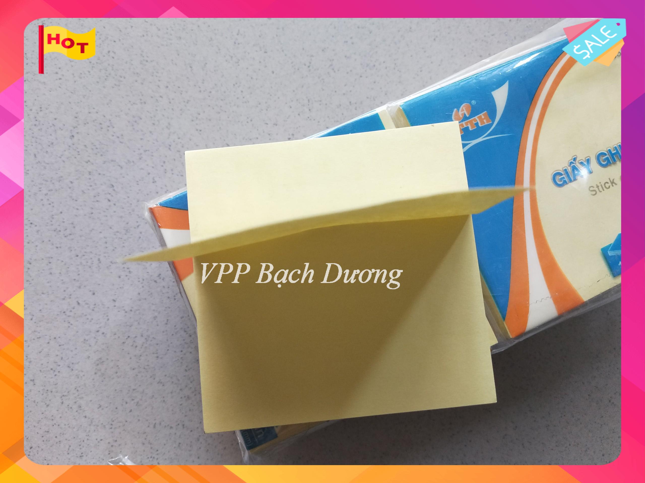 Giấy note vàng 3x3 - xấp/100 tờ