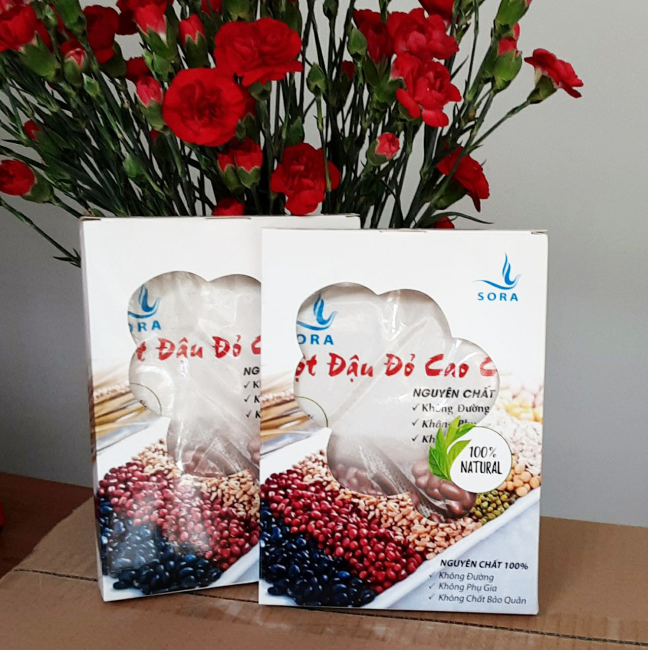 [HCM]Bột đậu đỏ cao cấp Sora nguyên chất 100% 300g