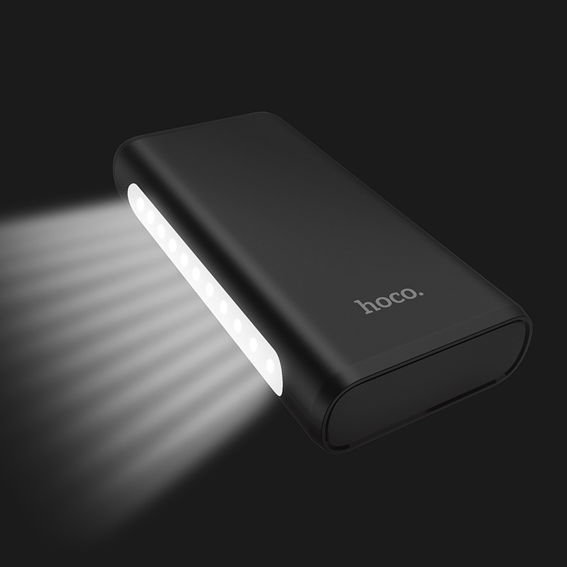 Pin Dự Phòng Hoco J60 Polymer 4 Cổng Usb 2.0a 30000mah Đèn Led