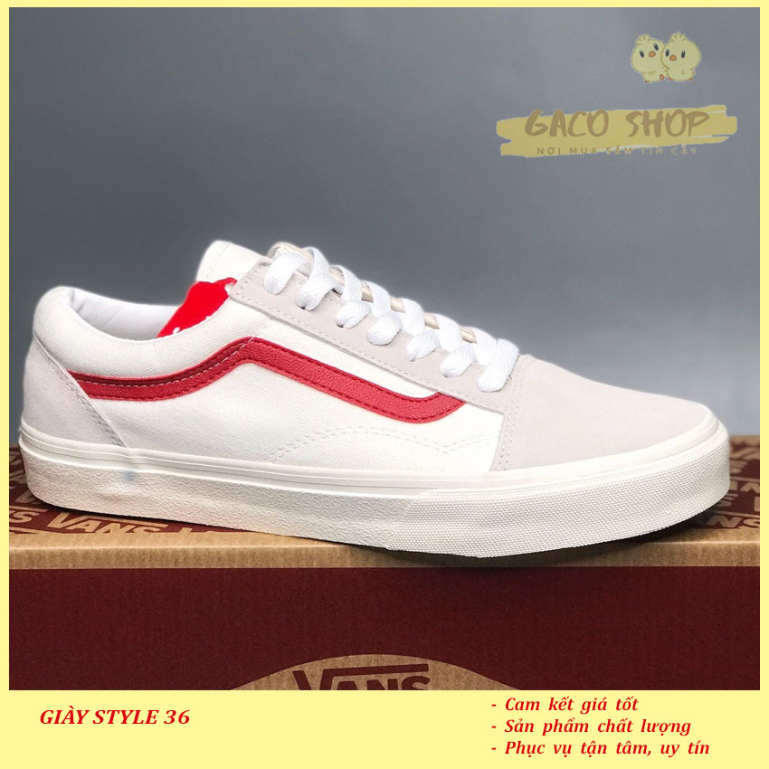 Giày thể thao Style 36 Sọc Đỏ [GACO SHOP]