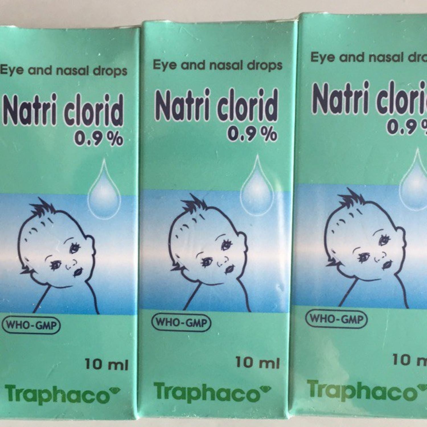 Nước muối sinh lý Natri Clocid 0,9% của Traphaco (Chính hãng)