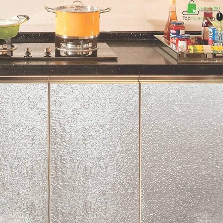 Giấy Bạc Dán Nhà Bếp Chống Thấm Dầu Mỡ