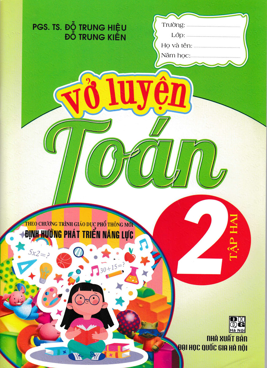Vở luyện toán lớp 2 - tập 2