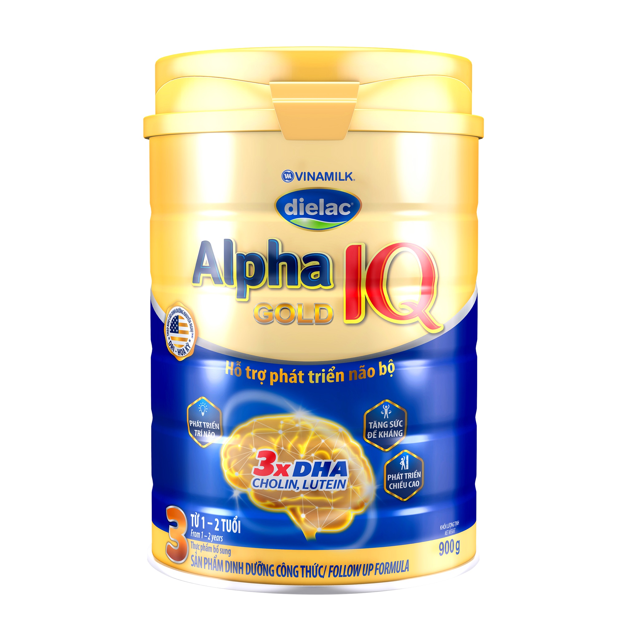 Sữa Bột Dielac Alpha Gold IQ 3 900