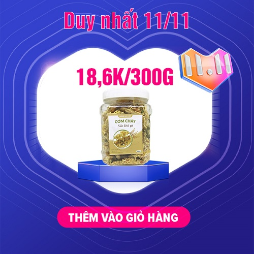 300gr Cơm Cháy Chiên Mắm Lắc Khô Gà
