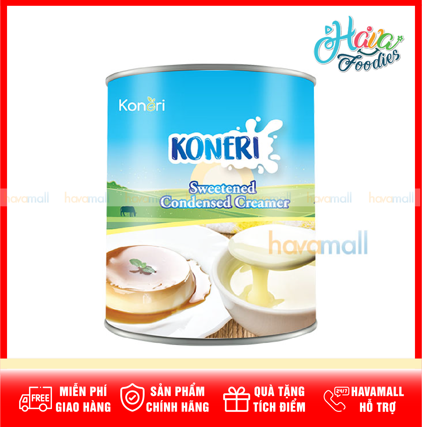 [HOÀN TIỀN MAX 10%][HOÀN TIỀN MAX 10%] Sữa Đặc Có Đường KONERI – Condensed Milk