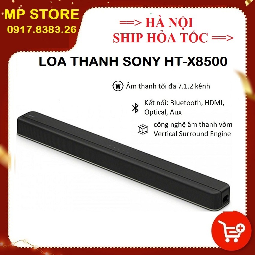 [FREESHIP - TRẢ GÓP 0%] Dàn âm thanh Soundbar SONY  HT-X8500