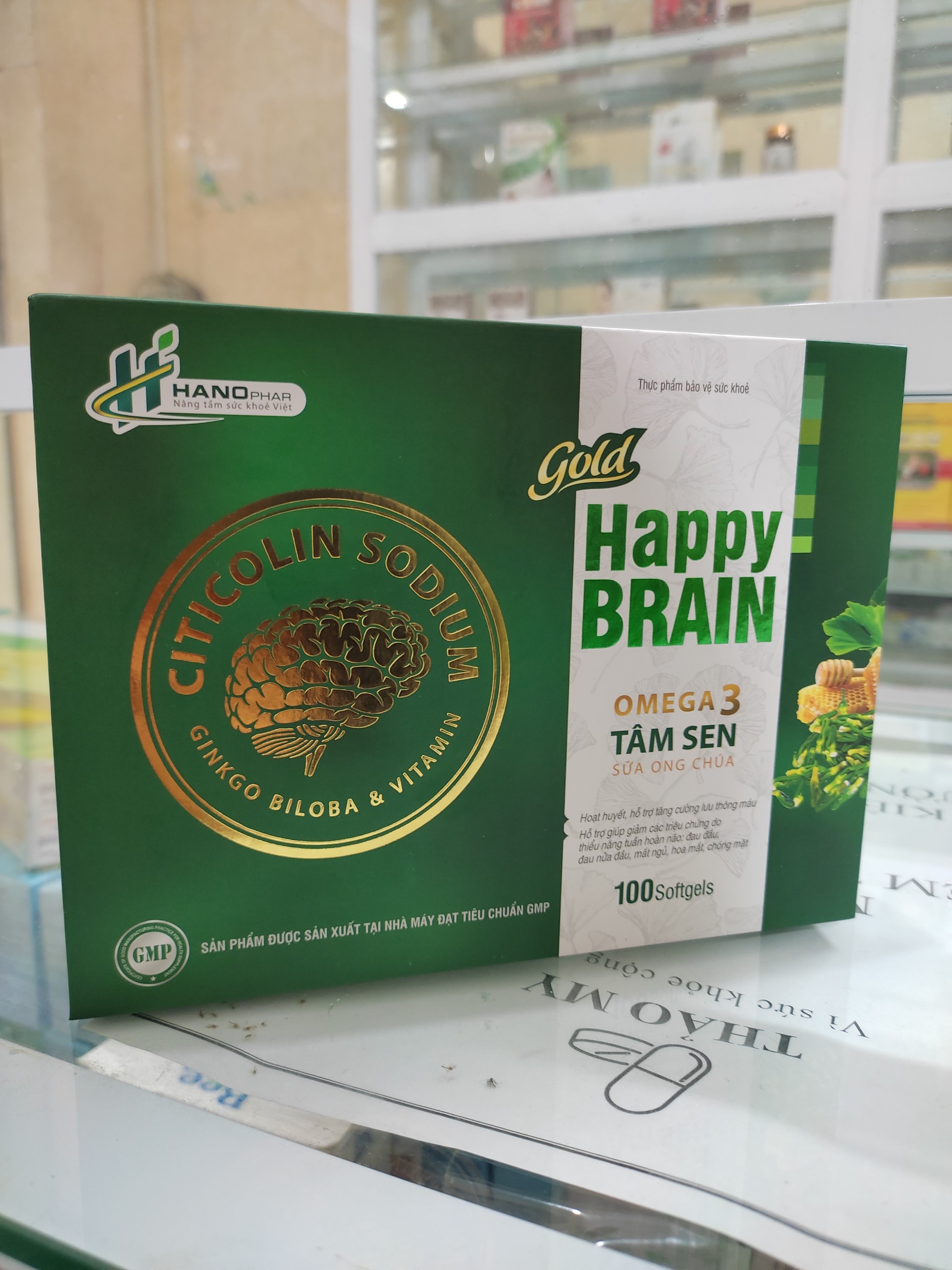 GOLD HAPPY BRAIN NGỦ NGON HẾT ĐAU ĐẦU