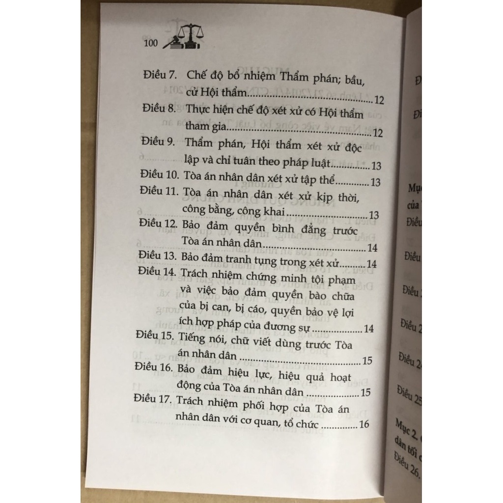 Luật Tổ Chức Toà Án Nhân Dân