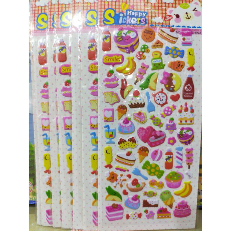Stickers 3D Đủ Mẫu Cho Bé