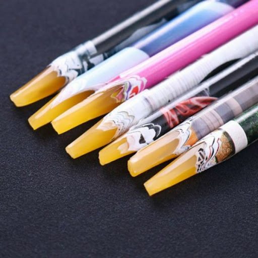 Bút chấm đá nail, bút sáp gắn đá trang trí móng