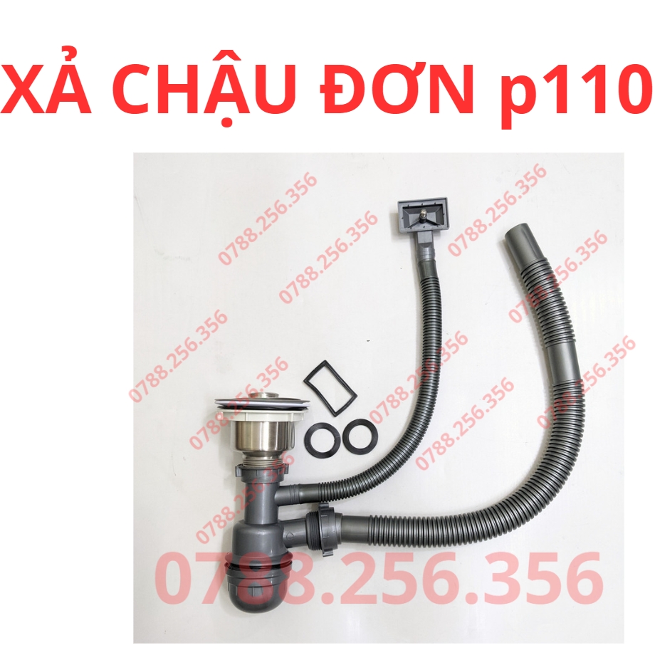 Bộ xả chậu chén đơn phi 110 và 140mm
