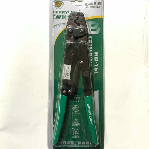 [HCM]KÌM BẤM COS 16L Nhãn hiệu Berrylion - Kìm bấm được thiết kế theo dạng cộng lực mục đích để tăng lực bấm cho đầu kìm.