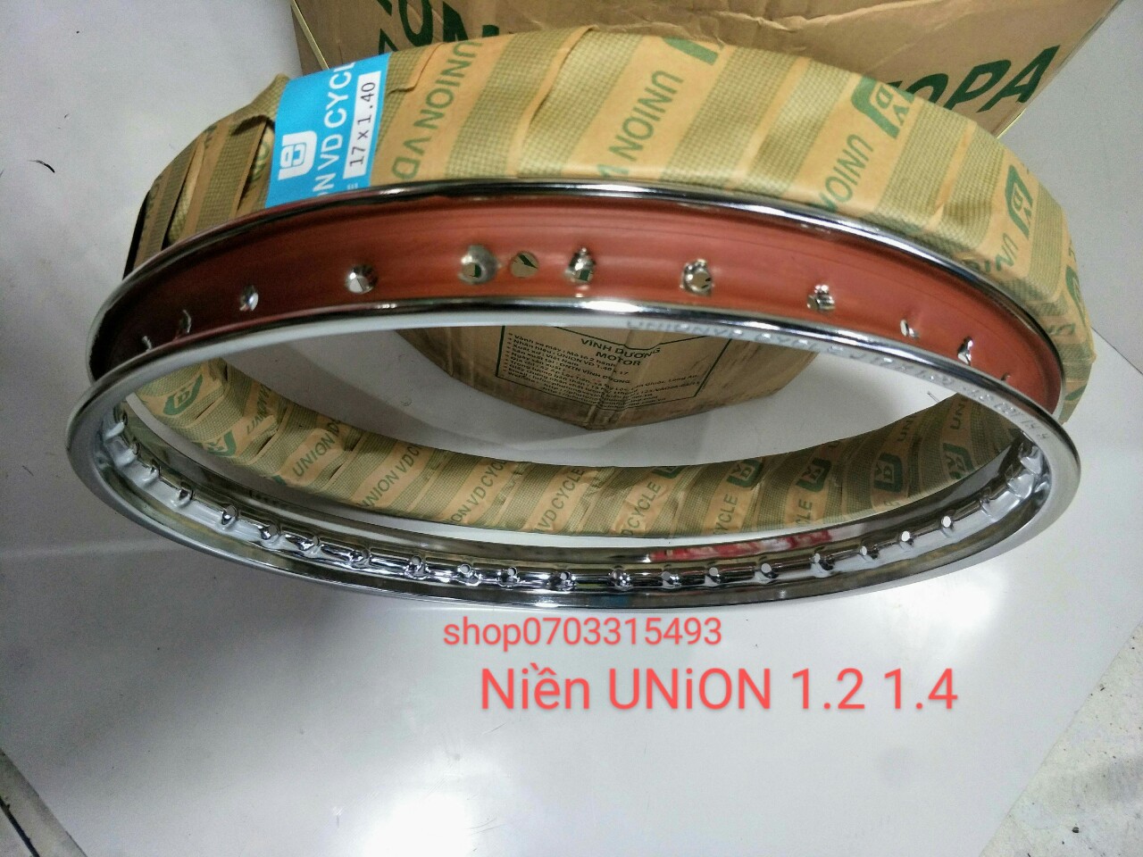 [HCM]CẶP NIỀN SẮT TRƯỚC SAU UNION 1.2 1.4