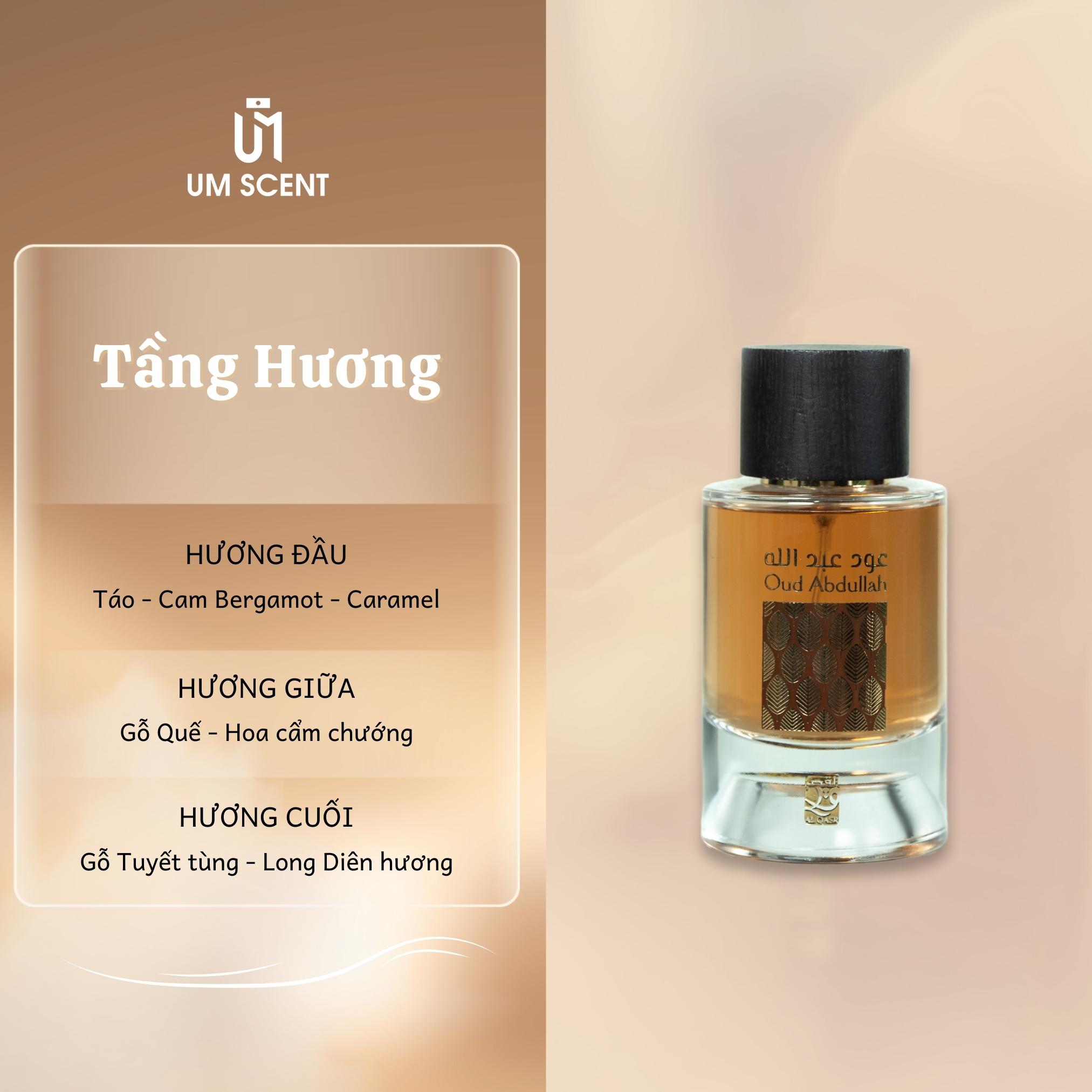 Nước Hoa Nữ Oud Abdulla 100ml & 10ml